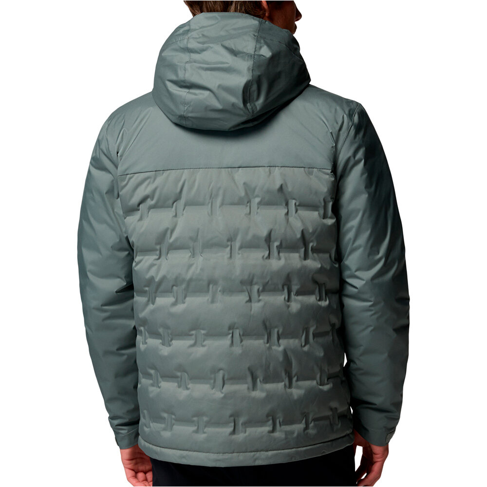 Columbia chaqueta outdoor hombre Grand Trek IV Down Hooded Jacket vista trasera