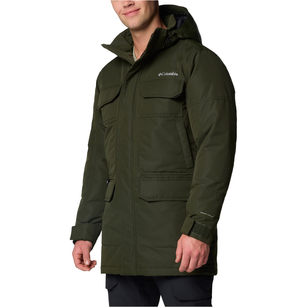 Columbia chaqueta outdoor hombre Landroamer II Down Parka vista detalle