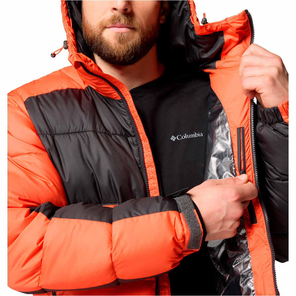 Columbia chaqueta outdoor hombre Pike Lake II Hooded Jacket vista detalle
