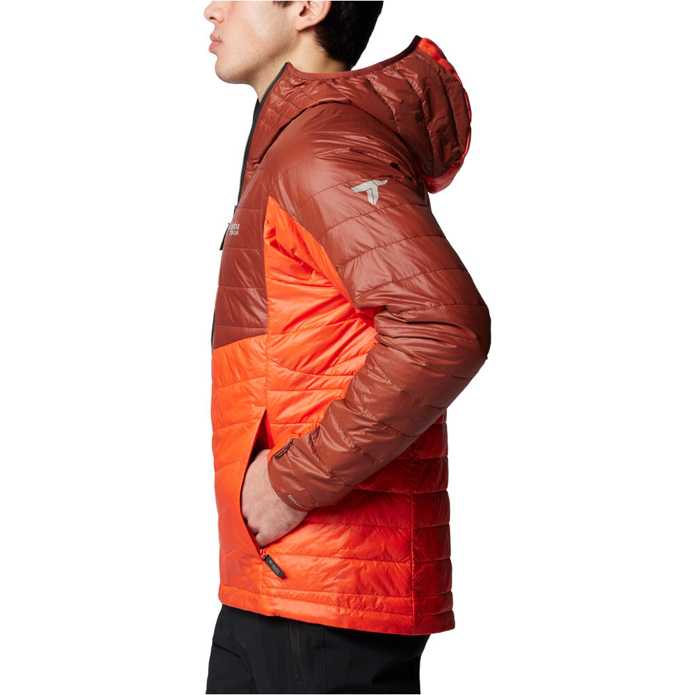 Columbia chaqueta outdoor hombre Platinum Peak II Hooded Jacket vista detalle