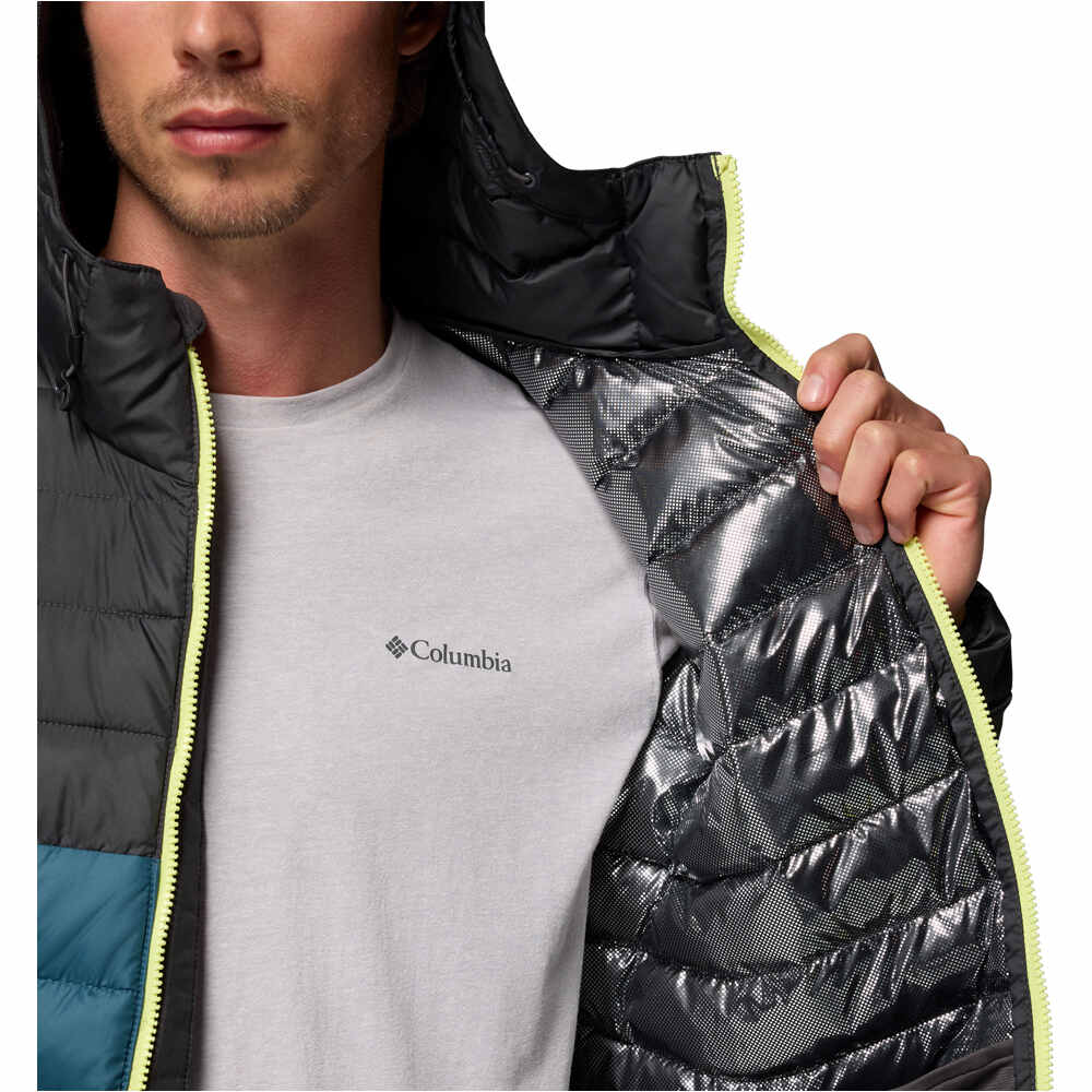 Columbia chaqueta outdoor hombre Powder Lite II Hooded Jacket vista detalle