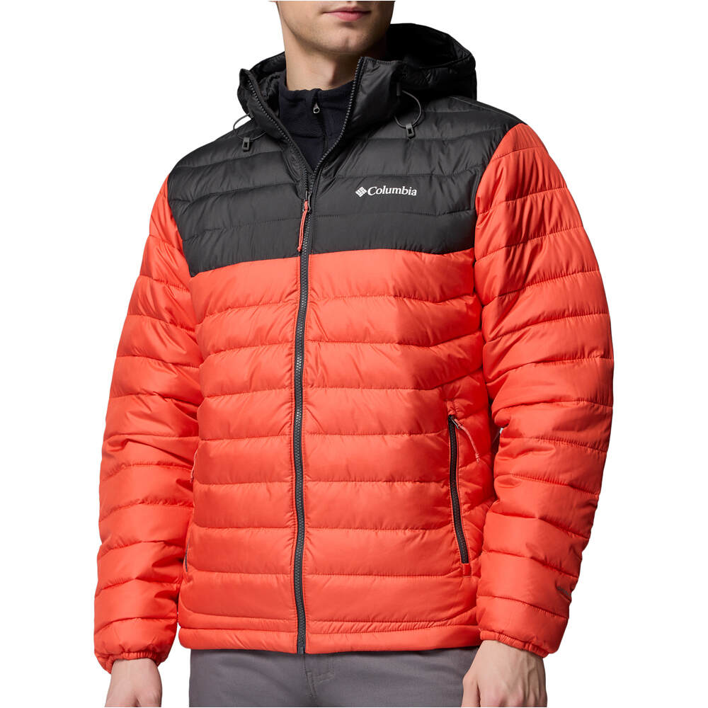 Columbia chaqueta outdoor hombre Powder Lite II Hooded Jacket vista frontal