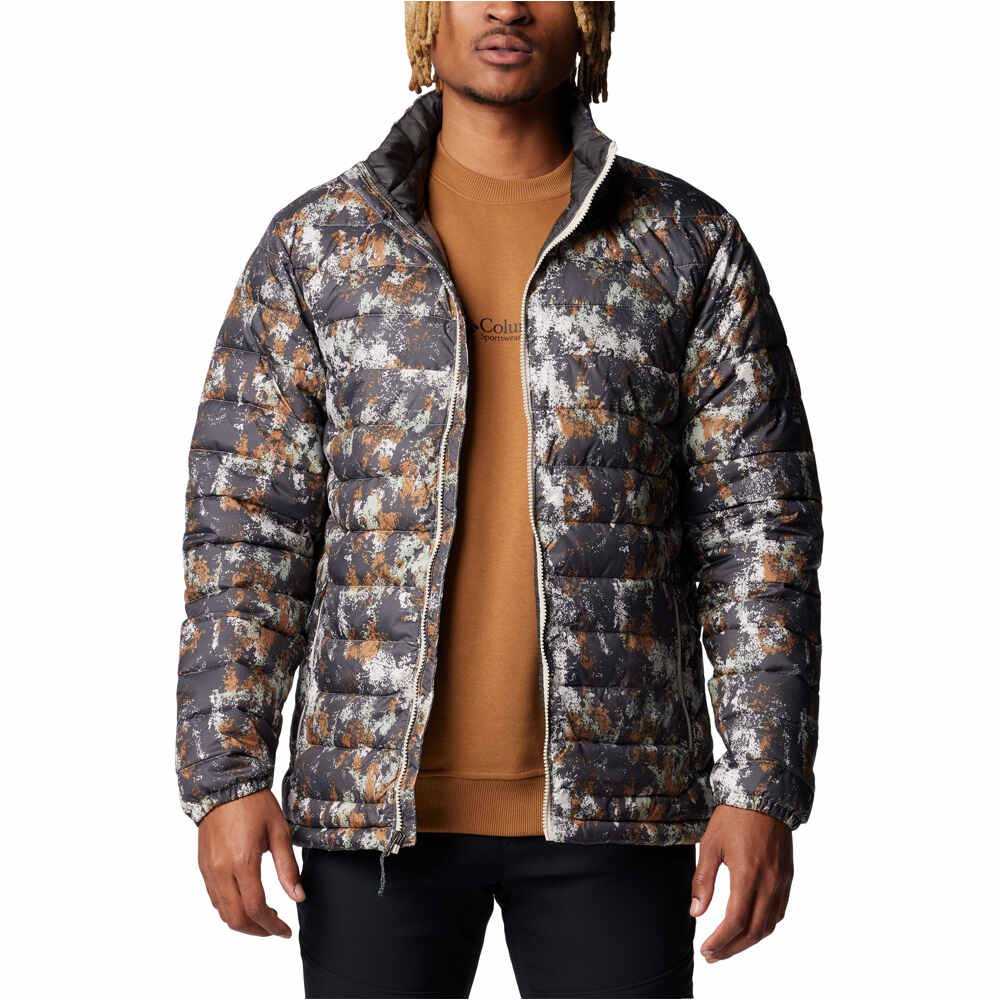 Columbia chaqueta outdoor hombre Powder Lite II Printed Jacket vista frontal