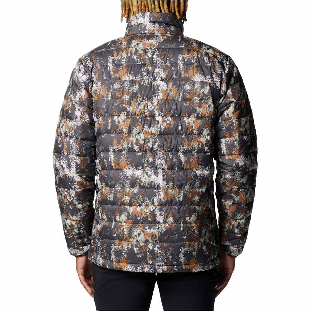 Columbia chaqueta outdoor hombre Powder Lite II Printed Jacket vista trasera