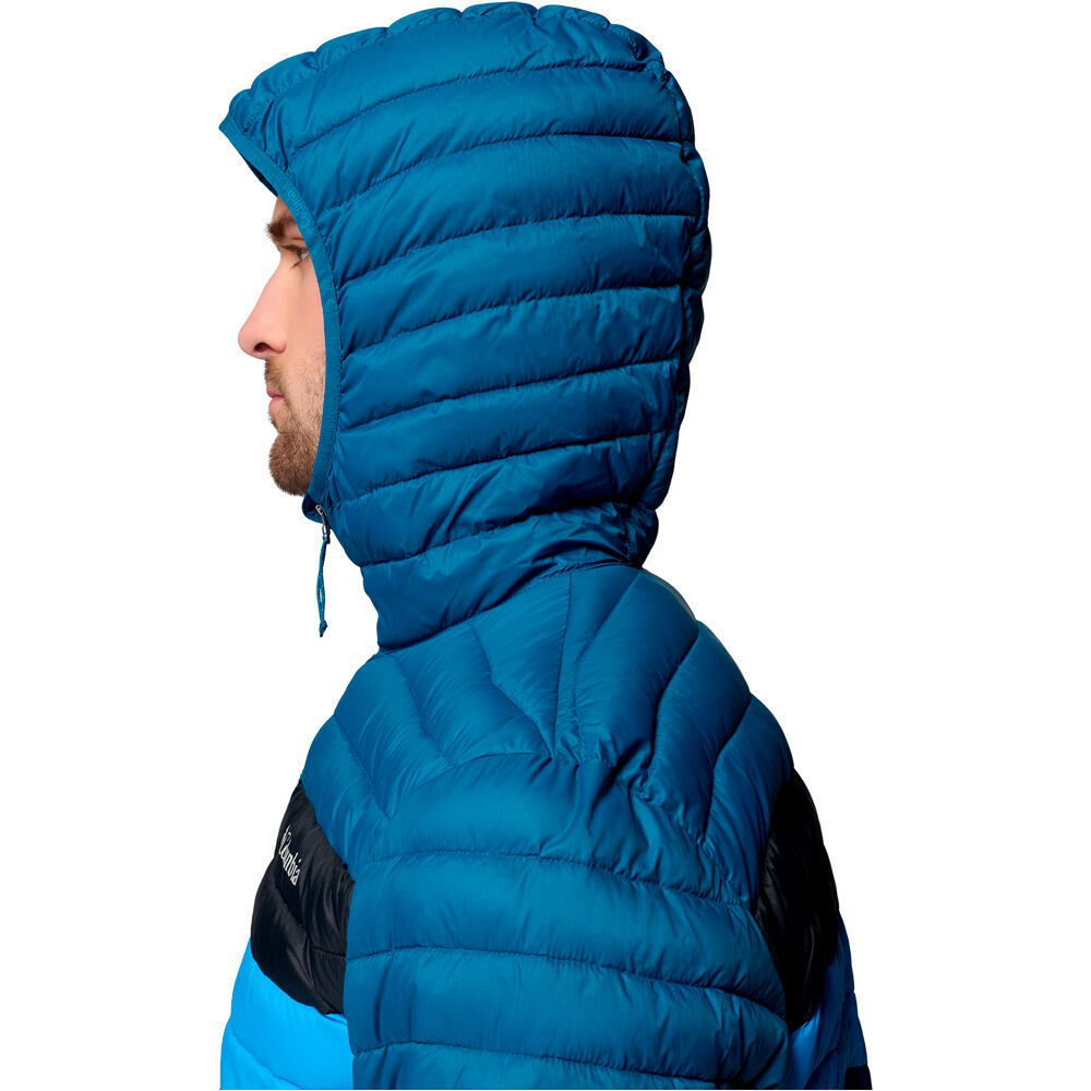 Columbia chaqueta outdoor hombre Powder Pass  Hooded Jacket vista detalle