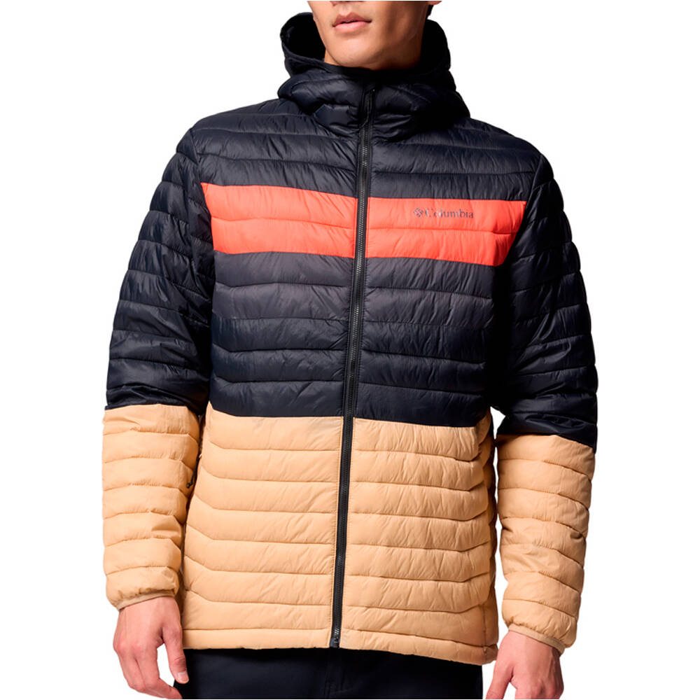 Columbia chaqueta outdoor hombre Powder Pass Hooded Jacket vista frontal