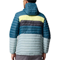 Columbia chaqueta outdoor hombre Powder Pass Hooded Jacket vista trasera