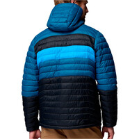 Columbia chaqueta outdoor hombre Powder Pass  Hooded Jacket vista trasera