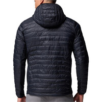 Columbia chaqueta outdoor hombre Powder Pass Hybrid Hooded Jacket vista trasera