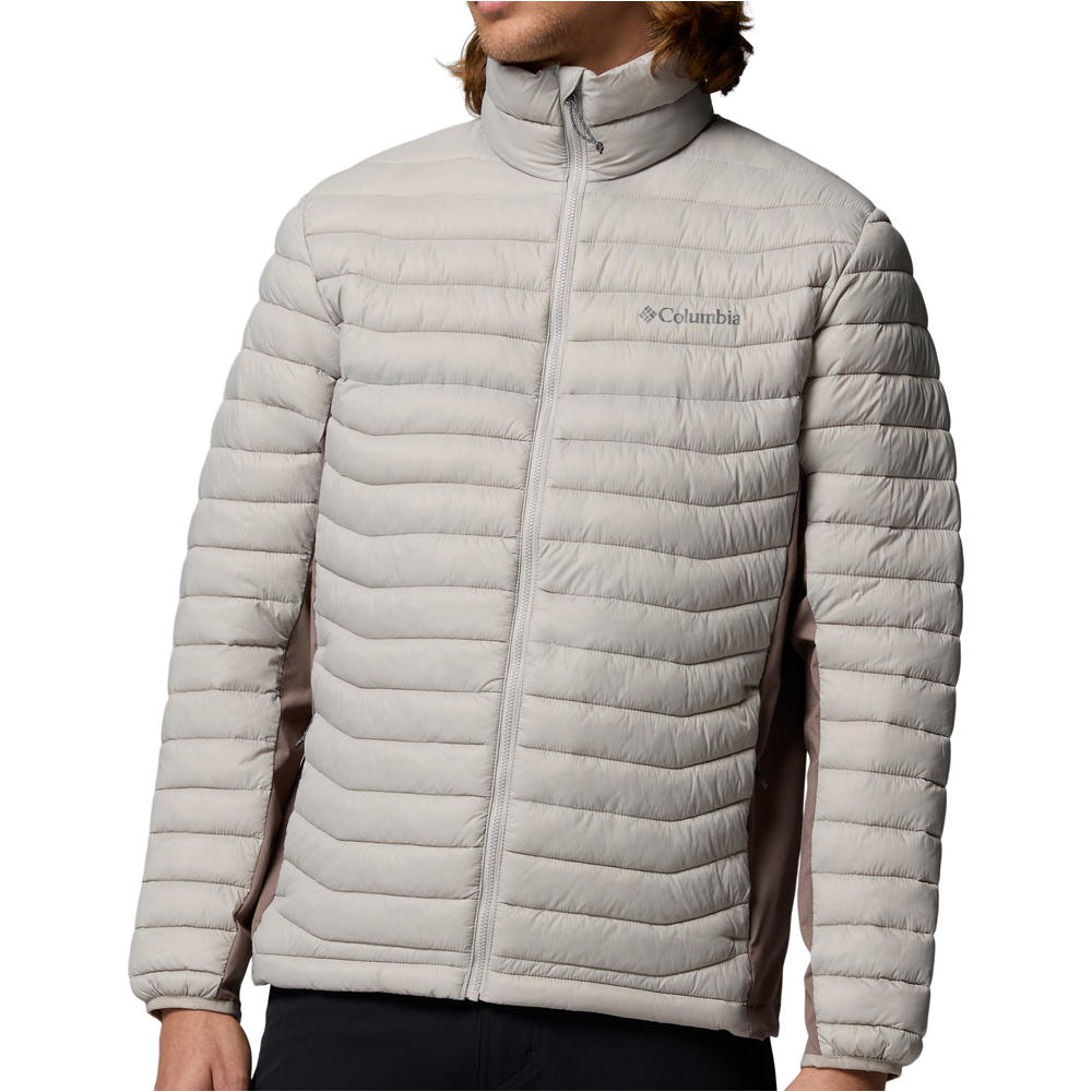 Columbia chaqueta outdoor hombre Powder Pass Hybrid Jacket vista frontal