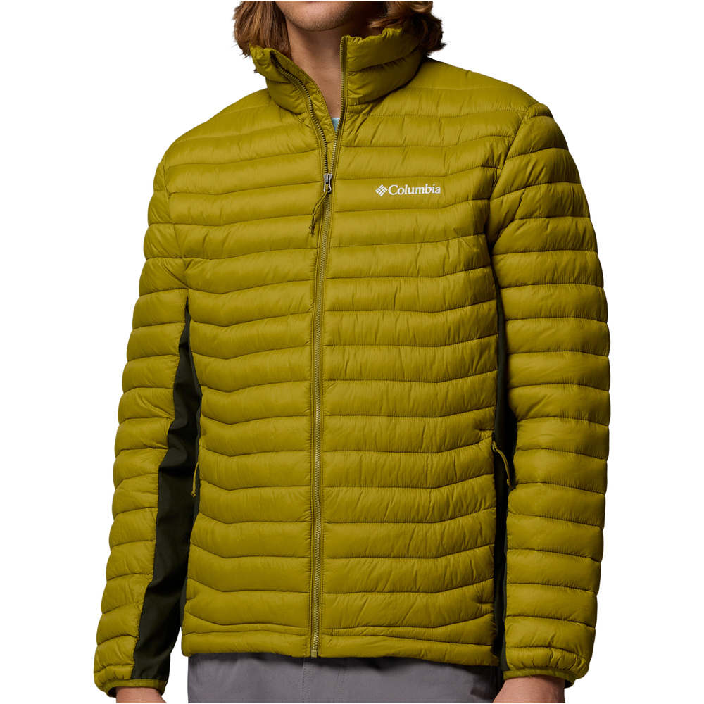 Columbia chaqueta outdoor hombre Powder Pass Hybrid Jacket vista frontal