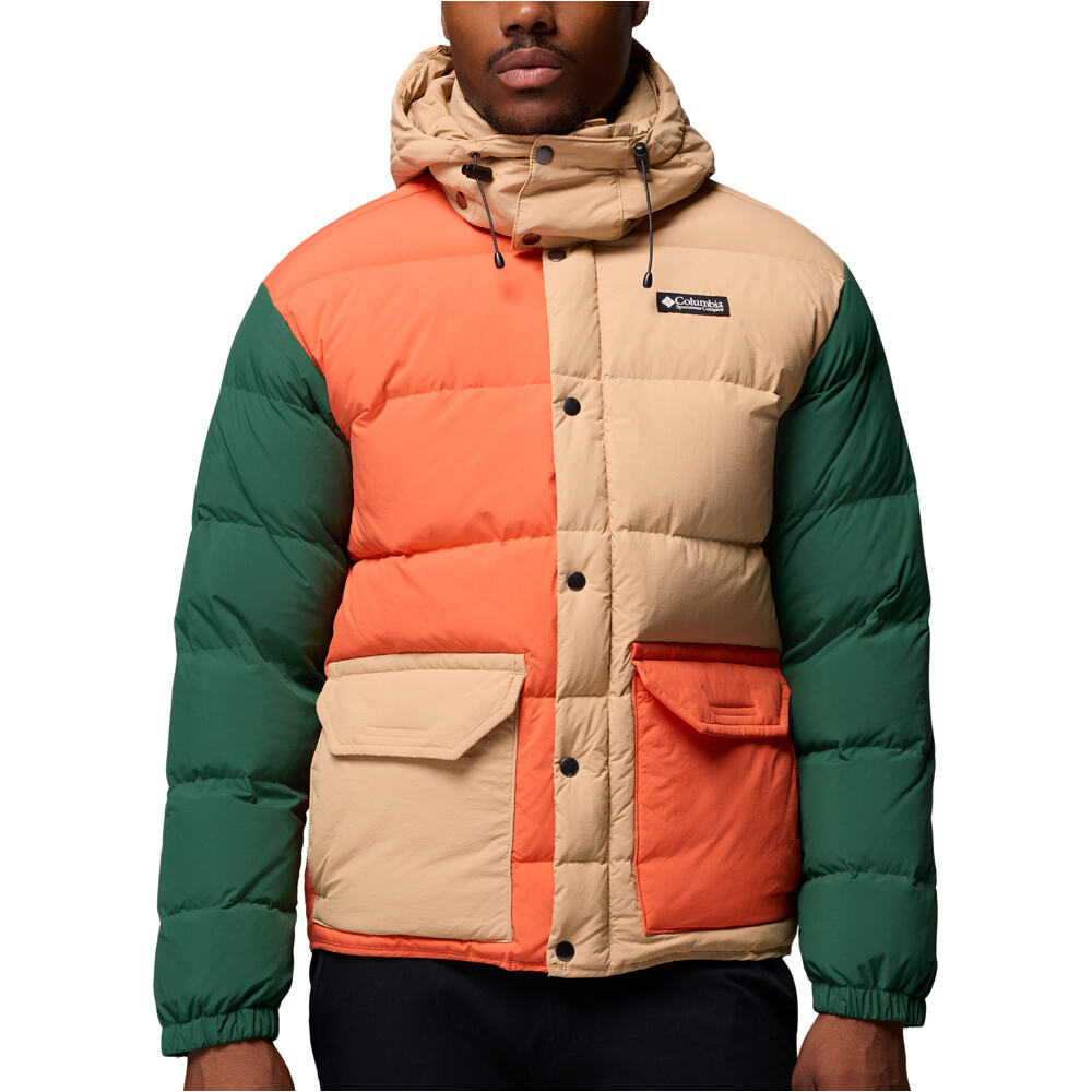 Columbia chaqueta outdoor hombre Wallowa Down Hooded Jacket vista frontal