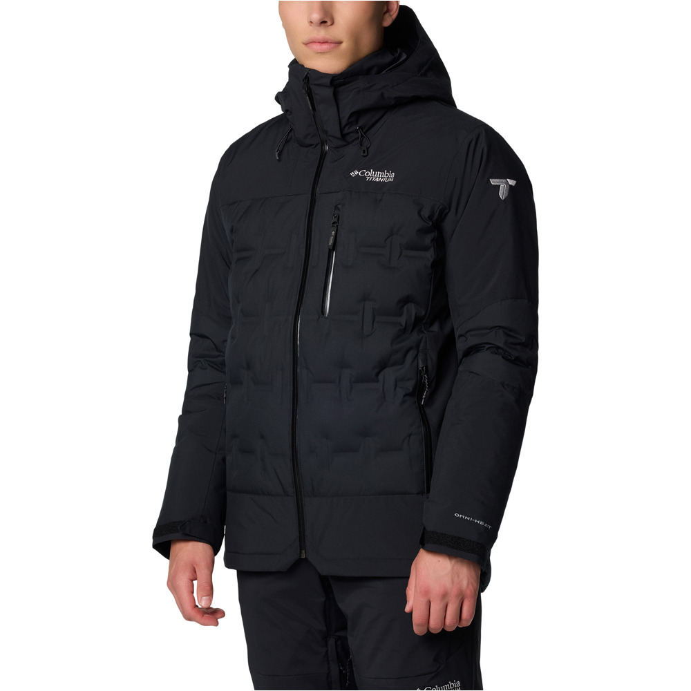 Columbia chaqueta outdoor hombre Wild Card IV Down Jacket vista detalle