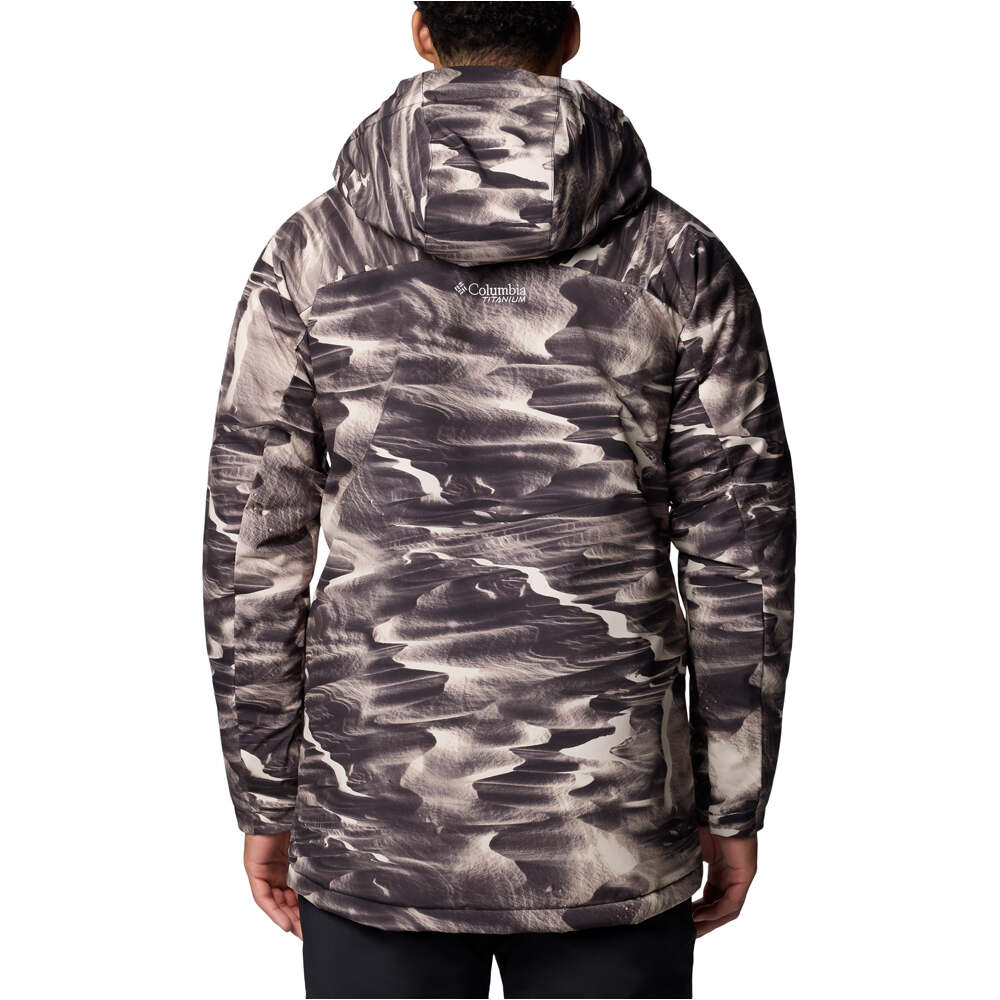 Columbia chaqueta outdoor hombre Winter District III Printed Jacket vista trasera