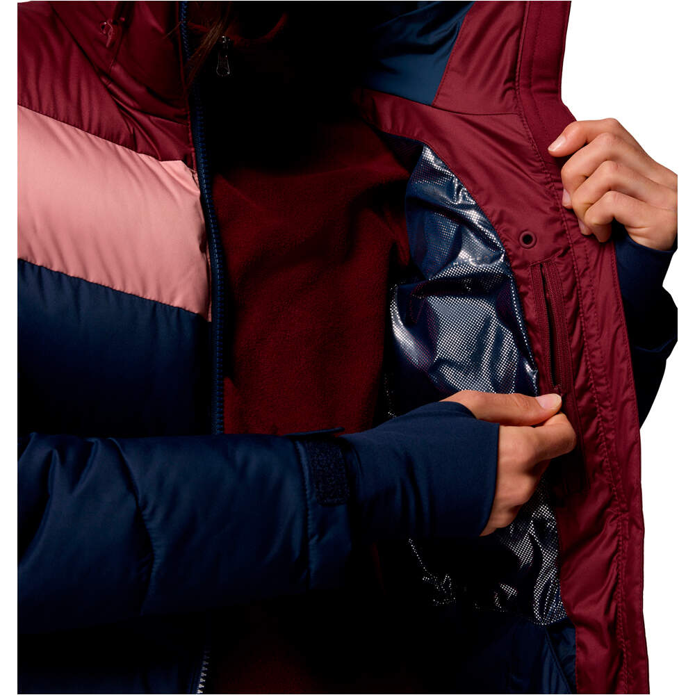 Columbia chaqueta outdoor mujer Abbott Peak II Insulated Jacket vista detalle