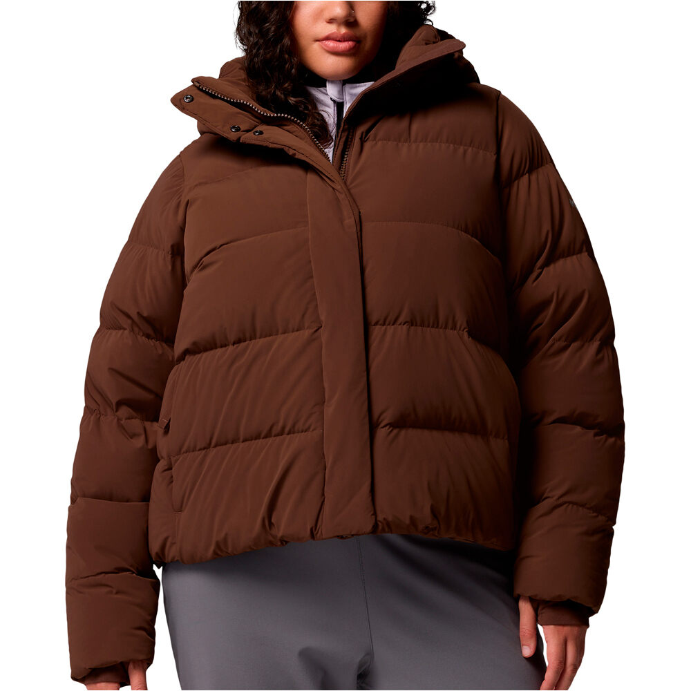 Columbia chaqueta outdoor mujer Amaze Puff  Hooded Jacket vista frontal