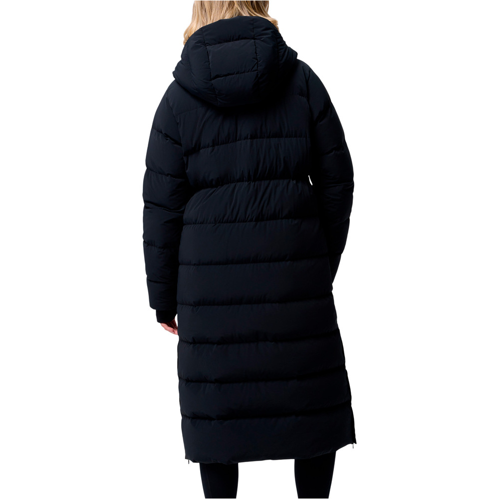 Columbia chaqueta outdoor mujer Amaze Puff  Long Hooded Jacket vista trasera