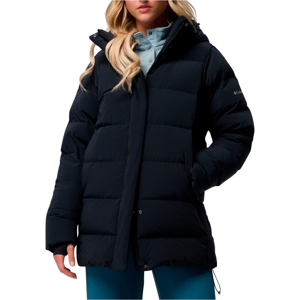 Columbia chaqueta outdoor mujer Amaze Puff  Mid Hooded Jacket vista frontal