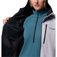Columbia chaqueta outdoor mujer Arctic Crest Bonded Full Zip vista detalle
