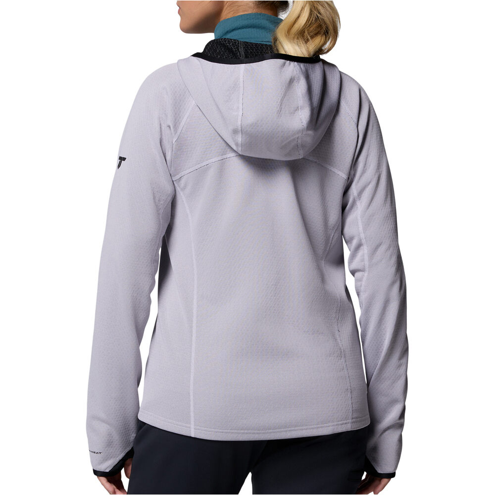 Columbia chaqueta outdoor mujer Arctic Crest Bonded Full Zip vista trasera