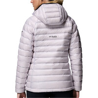 Columbia chaqueta outdoor mujer Arctic Crest Down Hooded Jacket vista trasera