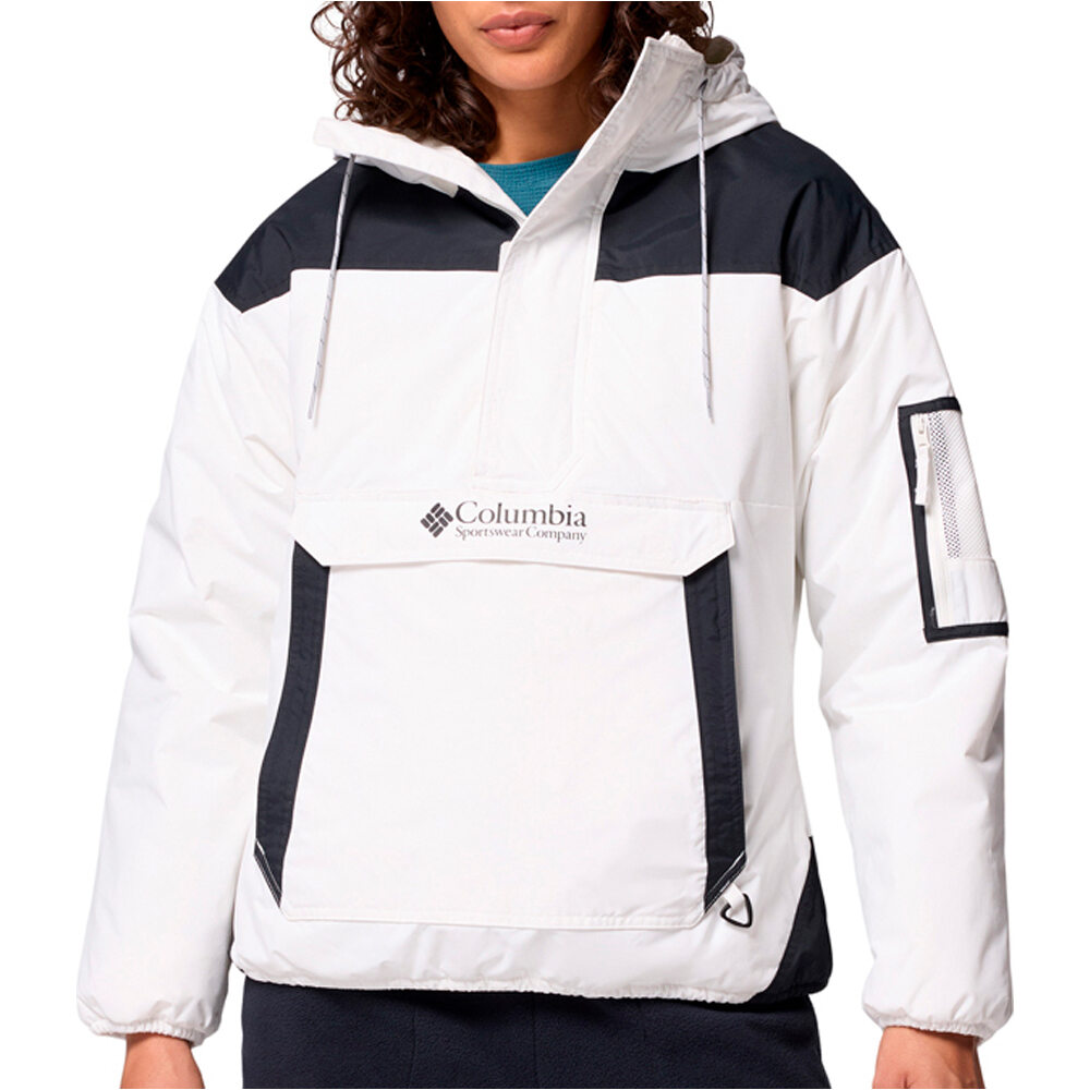Columbia chaqueta outdoor mujer Challenger Insulated Pullover vista frontal