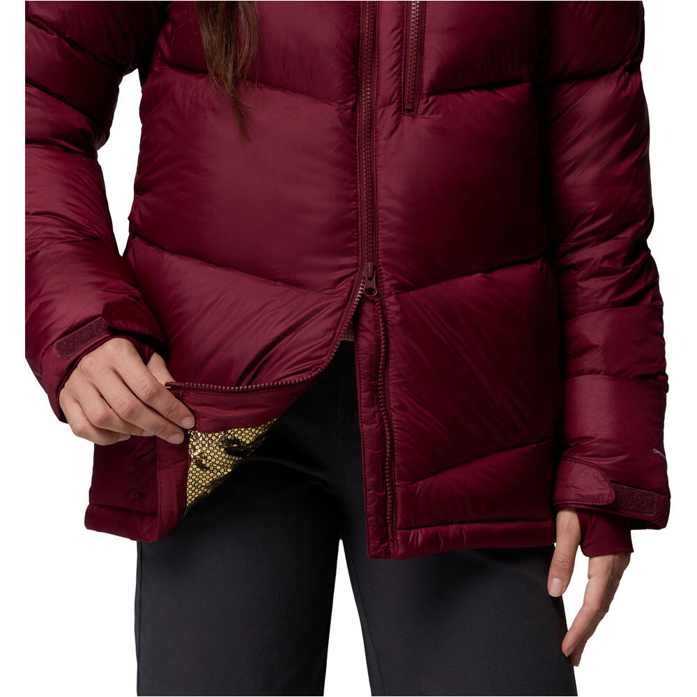 Columbia chaqueta outdoor mujer Cloudview Down Hooded Jacket 06