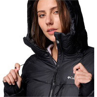 Columbia chaqueta outdoor mujer Cloudview Down Hooded Jacket vista detalle