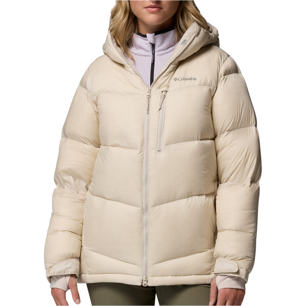 Columbia chaqueta outdoor mujer Cloudview Down Hooded Jacket vista frontal