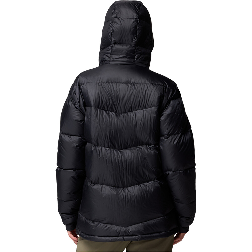 Columbia chaqueta outdoor mujer Cloudview Down Hooded Jacket vista trasera