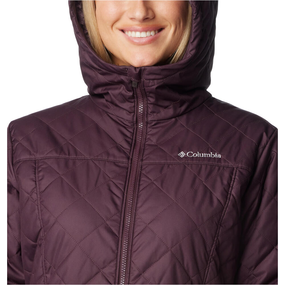 Columbia chaqueta outdoor mujer Copper Crest II Hooded Jacket vista detalle