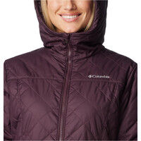 Columbia chaqueta outdoor mujer Copper Crest II Hooded Jacket vista detalle