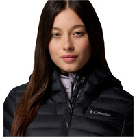 Columbia chaqueta outdoor mujer Corelite Down Hooded Jacket vista detalle