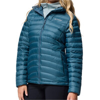 Columbia chaqueta outdoor mujer Corelite Down Hooded Jacket vista detalle