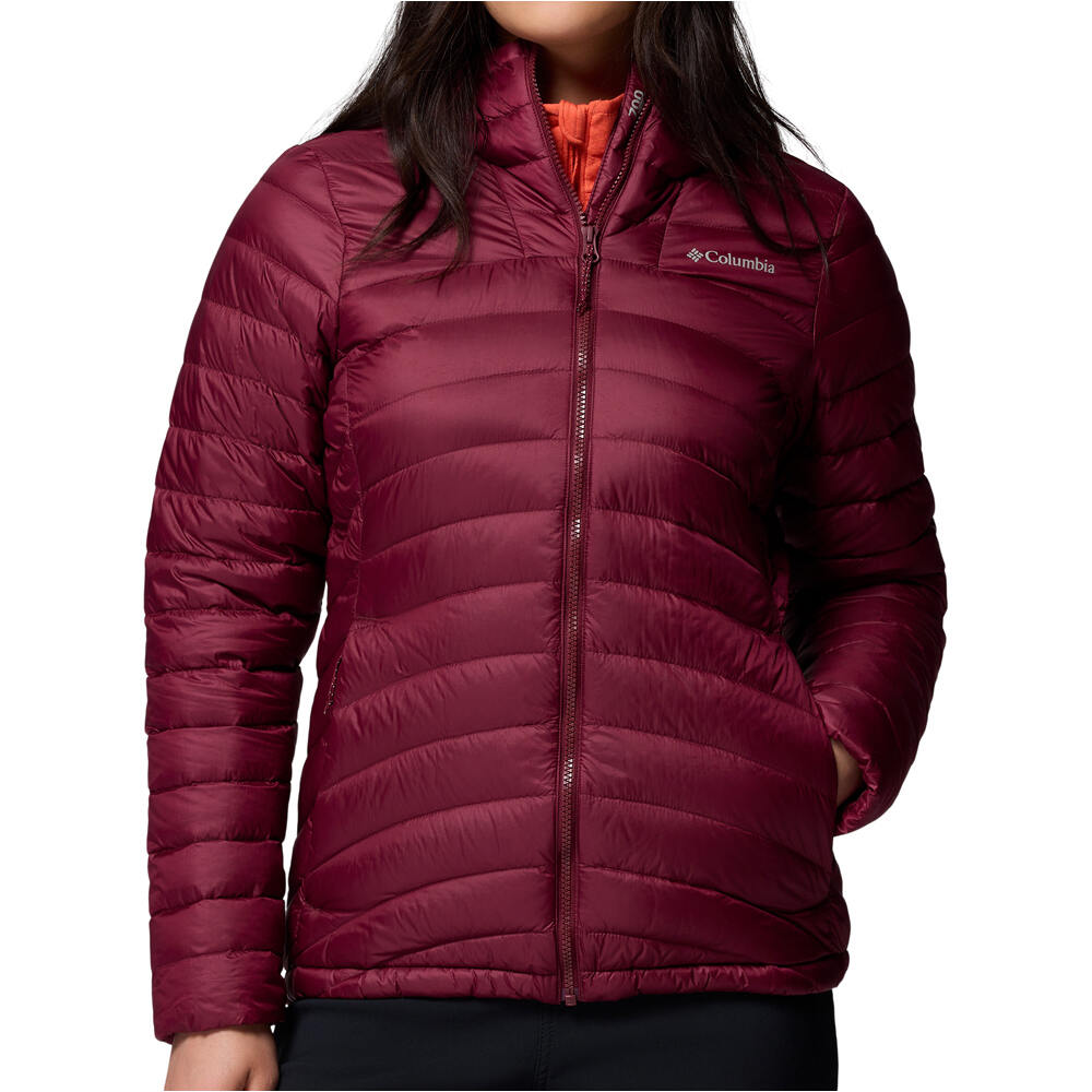 Columbia chaqueta outdoor mujer Corelite   Down Hooded Jacket vista frontal