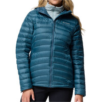 Columbia chaqueta outdoor mujer Corelite Down Hooded Jacket vista frontal