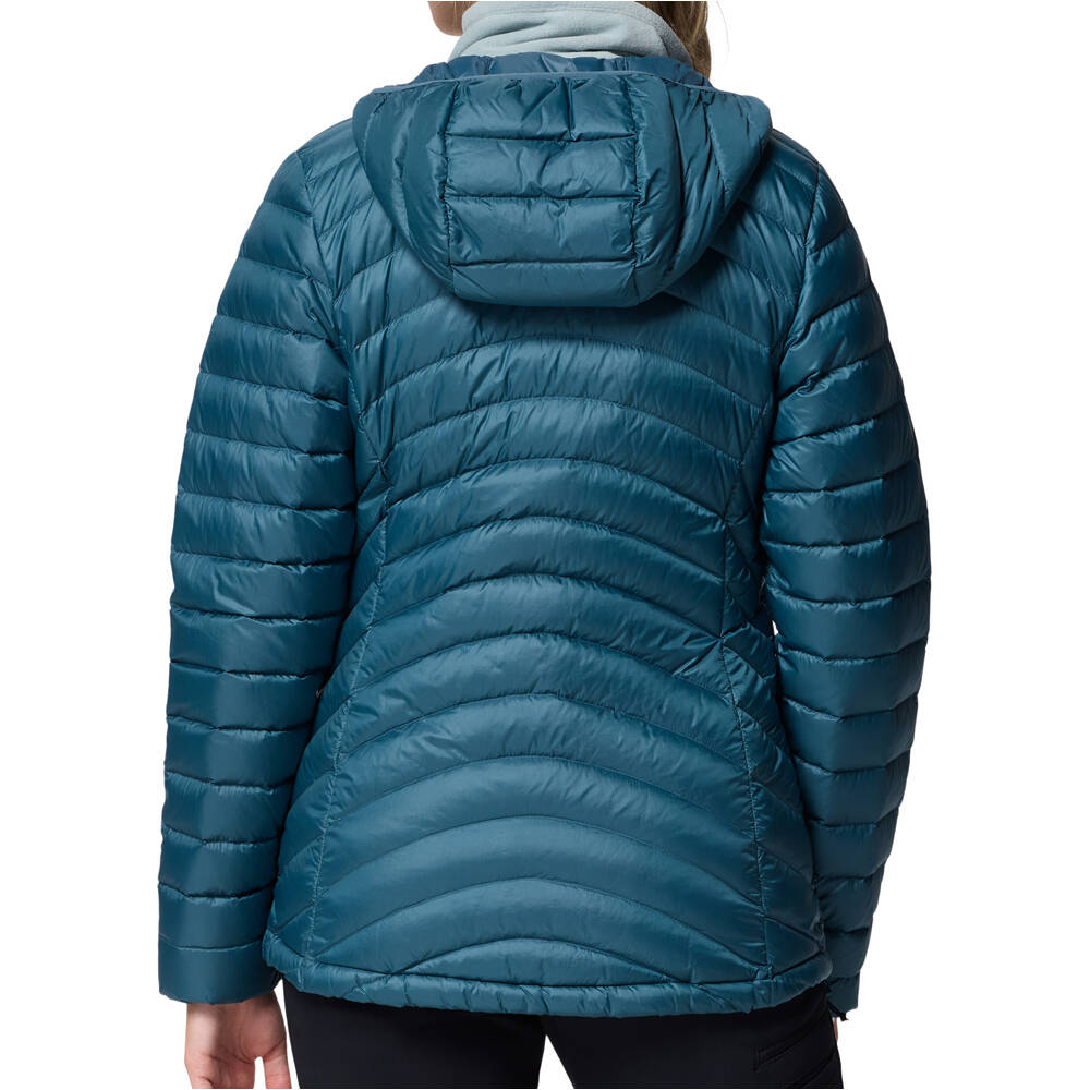 Columbia chaqueta outdoor mujer Corelite Down Hooded Jacket vista trasera
