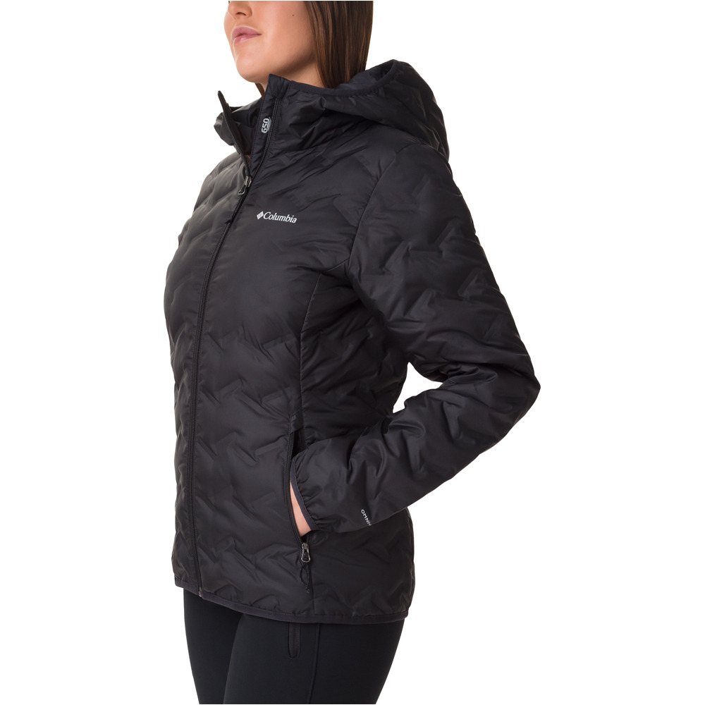 Columbia chaqueta outdoor mujer Delta Ridge II Down Hooded Jacket vista detalle