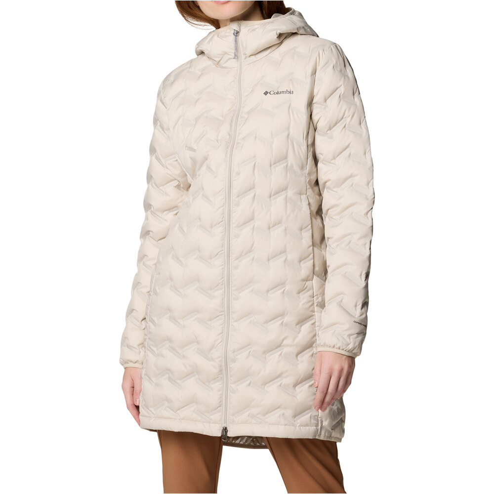 Columbia chaqueta outdoor mujer Delta Ridge II Long Down Jacket vista frontal