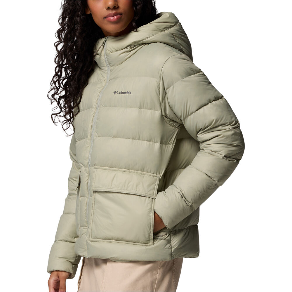Columbia chaqueta outdoor mujer Harmony Falls Hooded Down Jacket vista detalle