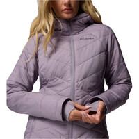 Columbia chaqueta outdoor mujer Heavenly Hooded Jacket vista detalle
