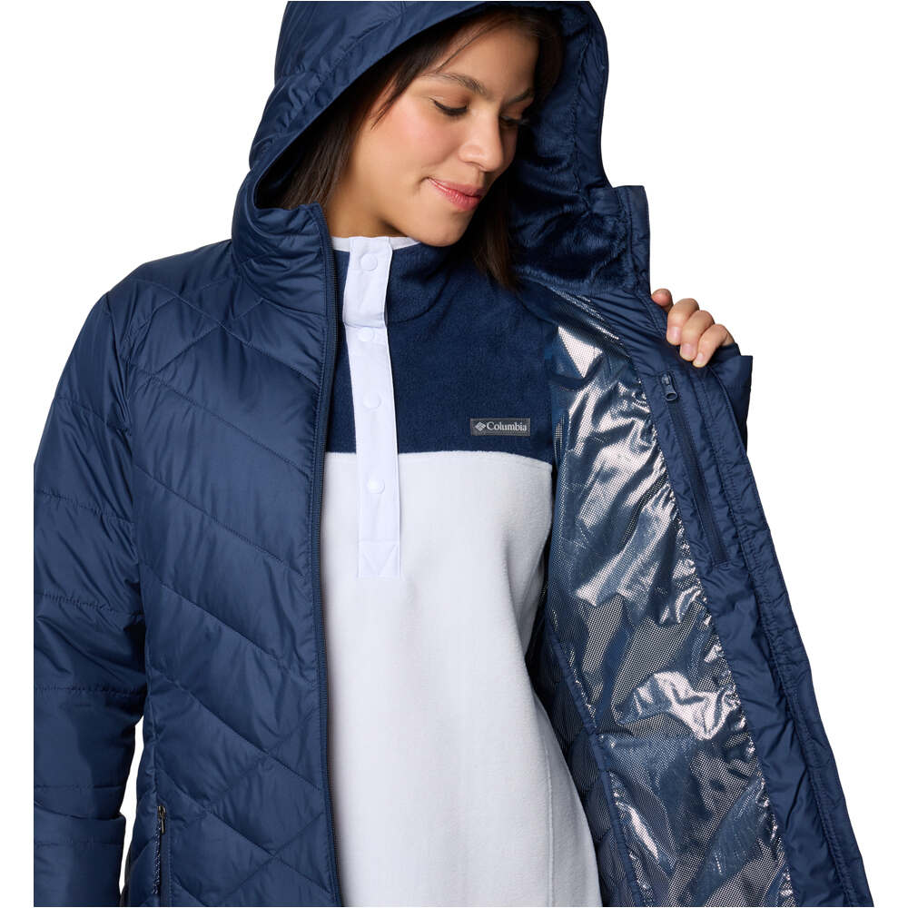 Columbia chaqueta outdoor mujer Heavenly Long Hooded Jacket 05