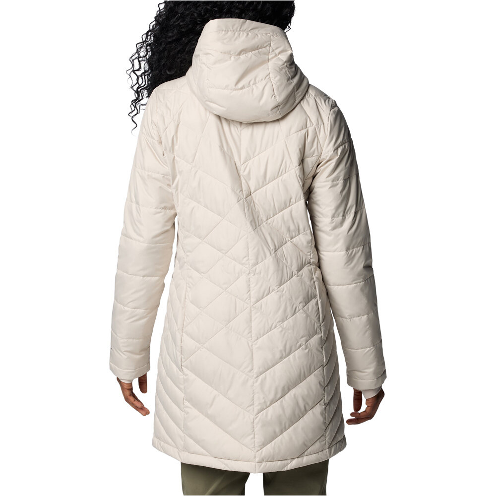 Columbia chaqueta outdoor mujer Heavenly Long Hooded Jacket vista trasera