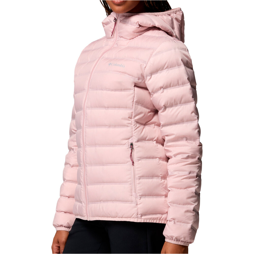 Columbia chaqueta outdoor mujer Lake 22 II Down Hooded Jacket vista detalle