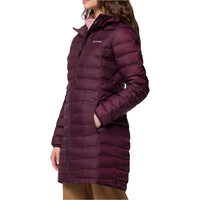 Columbia chaqueta outdoor mujer Lake 22 II Down Long Hooded Jacket vista detalle