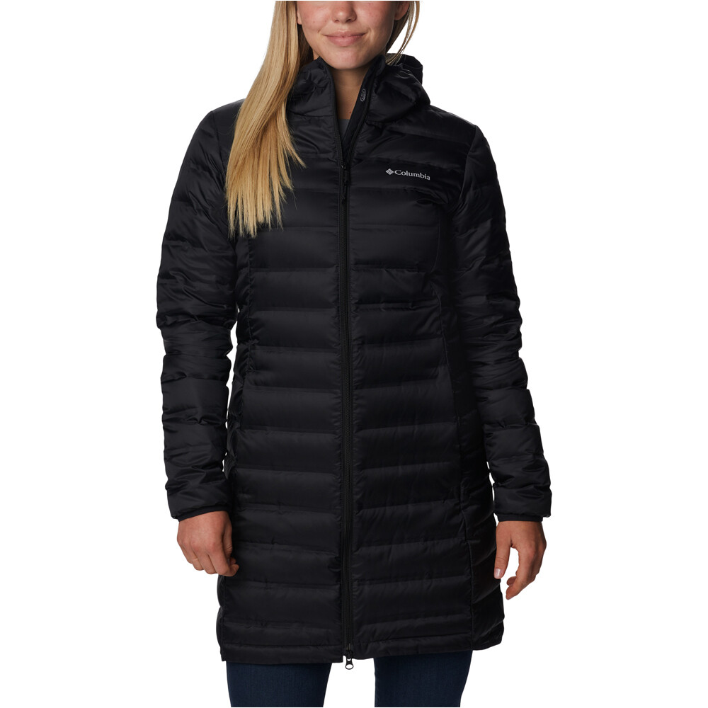 Columbia chaqueta outdoor mujer Lake 22 II Down Long Hooded Jacket vista frontal