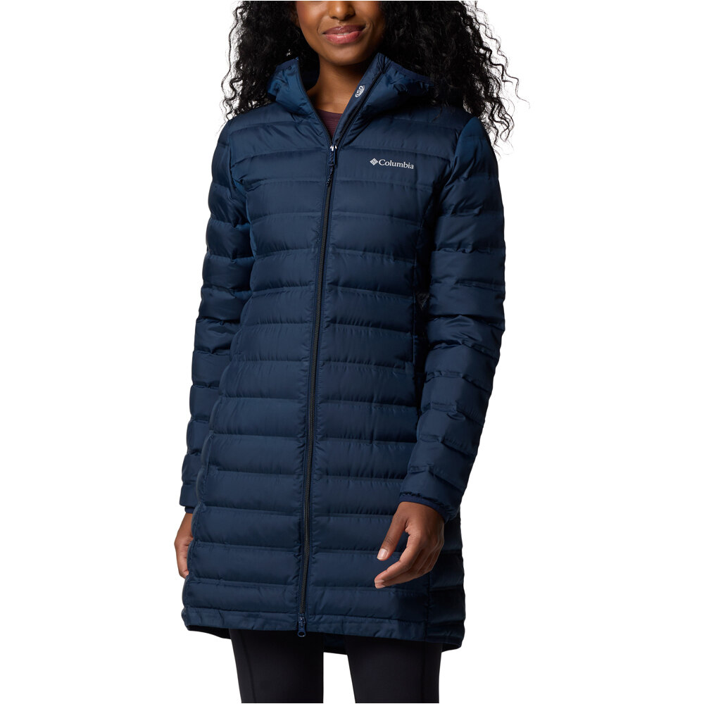 Columbia chaqueta outdoor mujer Lake 22 II Down Long Hooded Jacket vista frontal