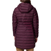 Columbia chaqueta outdoor mujer Lake 22 II Down Long Hooded Jacket vista trasera
