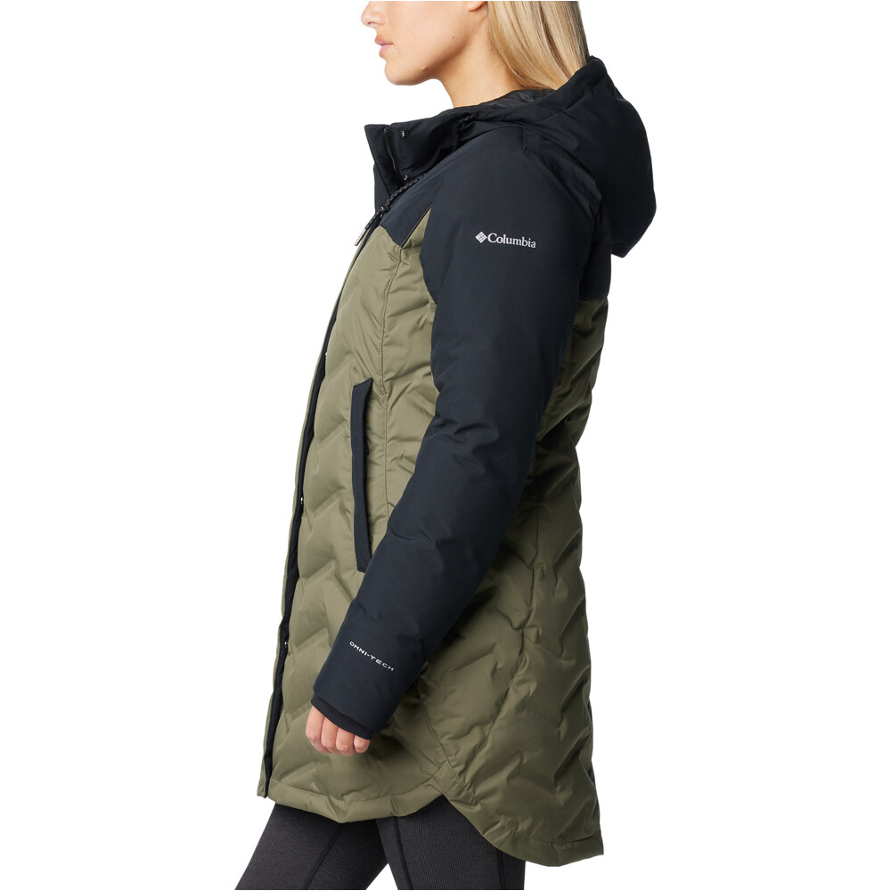 Columbia chaqueta outdoor mujer Mountain Croo III Mid Down Jacket vista detalle