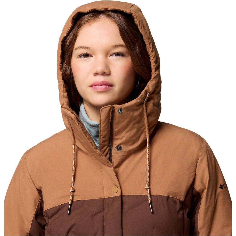 Columbia chaqueta outdoor mujer Mountain Croo III Mid Down Jacket vista detalle